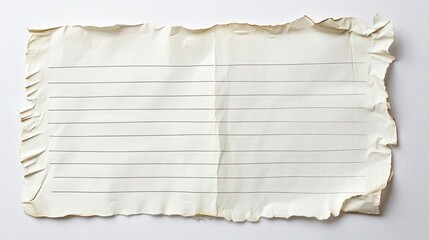 old sheet of paper