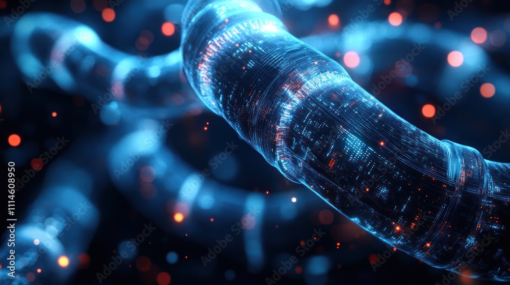 Poster Abstract Digital Fiber Optic Network Data Flow
