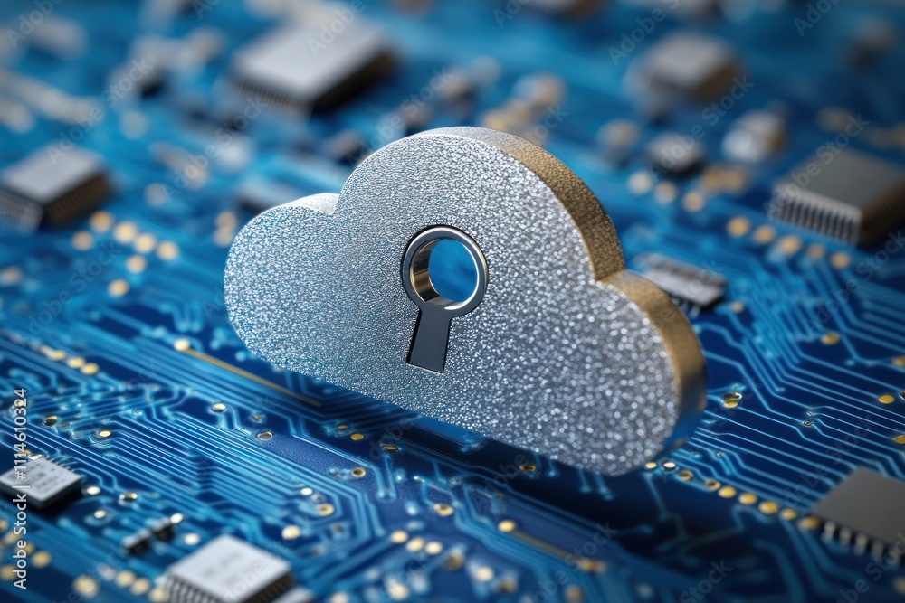 Poster secured cloud data protection on circuit board