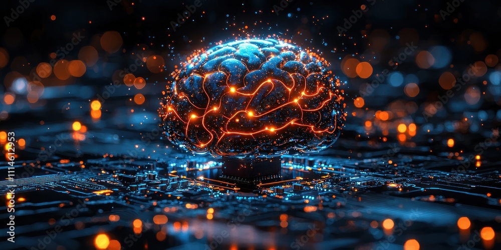 Poster digital brain integrated circuitry system