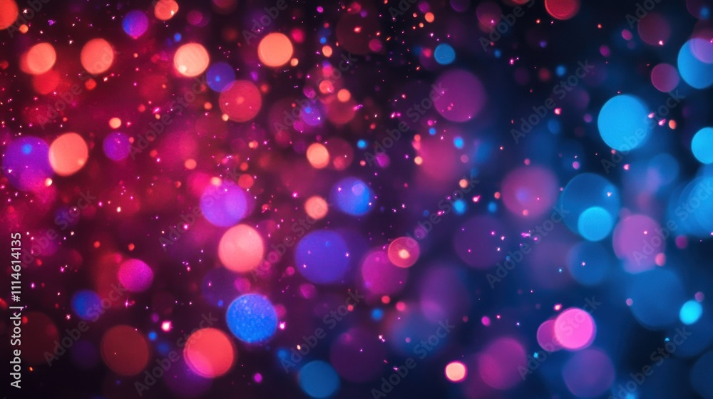 Aufkleber abstract colorful bokeh background with lights