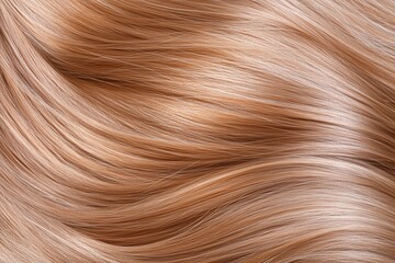 Fototapeta premium Texture of Light Brown Human Hair