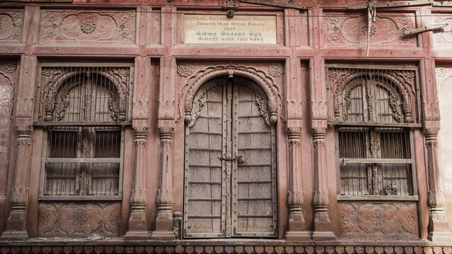 The architecture of Bikaner in India