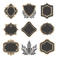 Set of golden frames