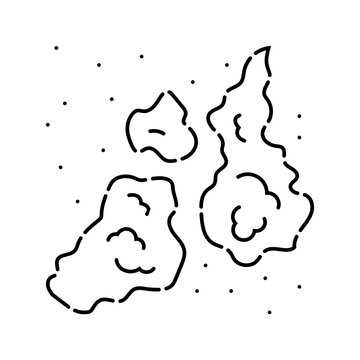 recommend clip art: cosmic dust space exploration line icon vector. cosmic dust space exploration sign. isolated contour symbol black illustration