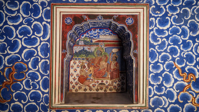 The architecture of Bikaner in India
