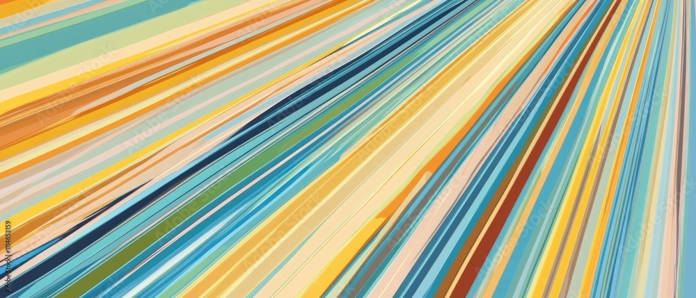 Aufkleber abstract diagonal lines pastel color pattern design