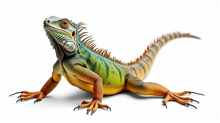 Obraz premium green iguana