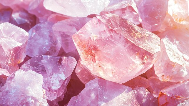 Smooth seamless rose quartz texture showcasing soft pink hues and natural beauty