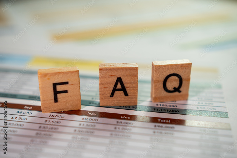 Aufkleber corporate office business faq an informative overview in a professional environment
