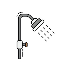 Shower vector icon