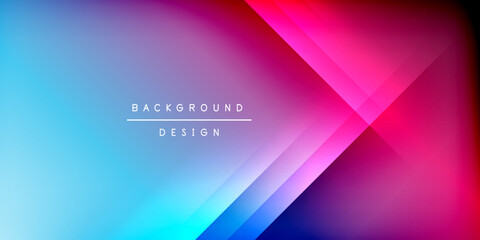 Dynamic shadow lines geometric shapes