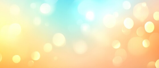 Obraz premium Abstract Pastel Bokeh Background With Light Circles