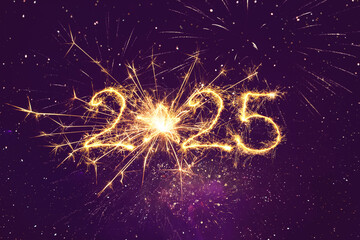 Сreative Сhristmas background to New Year 2025