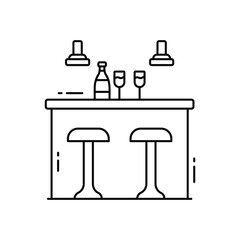 Bar counter vector icon
