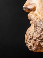 Obraz premium Close-up of a weathered rock formation