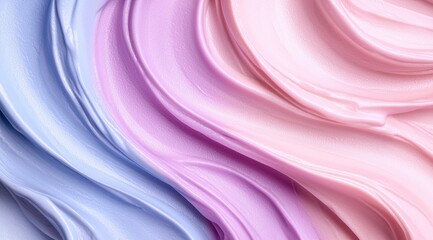 Obraz premium Soft and flowing fabric in pastel colors