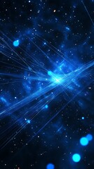 Fototapeta premium Cosmic scenery combining dark light blue lace details photos