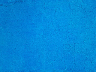 Obraz premium Blue paint wall texture as background