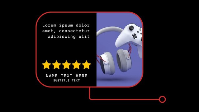 Pop-up testimonial Review title with Image