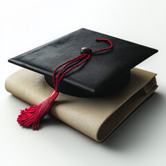 Graduation cap and diploma