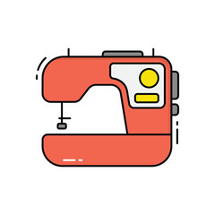 Sewing machine vector icon