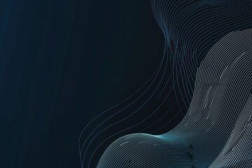 Modern abstract minimalist design with sharp lines and dark blue gradient for technology concepts