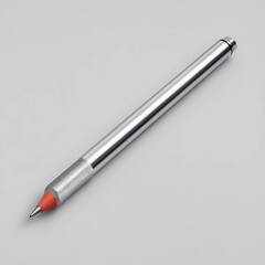Precision Tool: Mechanical Pencil on a Soft Gray Background