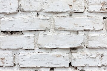 Whitewashed brick wall with distressed vintage texture effect
