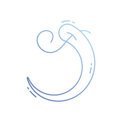 Fototapeta premium Curved needles vector icon