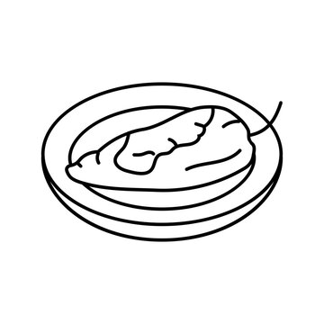 recommend clip art: chiles rellenos mexican cuisine line icon vector. chiles rellenos mexican cuisine sign. isolated contour symbol black illustration
