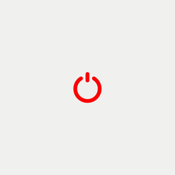 Power batton flat vector design.