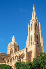 Fototapeta premium Gozo (Għawdex) Island Ghajnsielem Parish Church Għajnsielem Malta