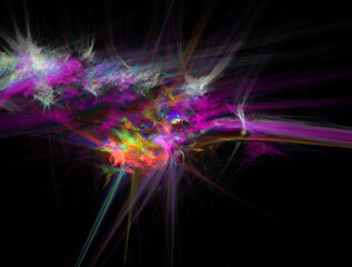 Imaginatory fractal abstract background Image