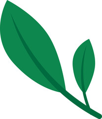 Green Leaf Icon, Green Leaves Illustration