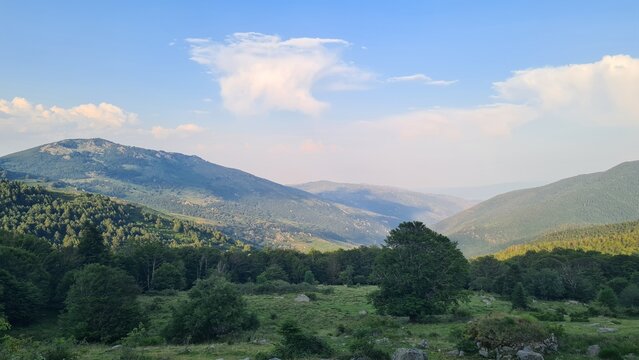 La vall&eacute;e de la Castellane vue depuis le col de Jau