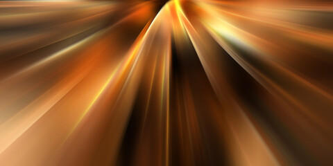 Naklejka premium Abstract red background with golden light rays, creating a dramatic and radiant atmosphere 