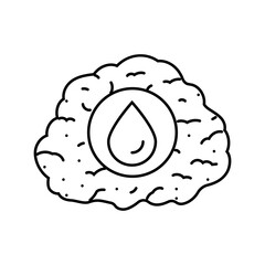 brent crudeoil industry line icon vector. brent crudeoil industry sign. isolated contour symbol black illustration