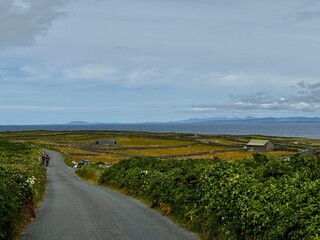 Fototapeta premium A road in Inishmore