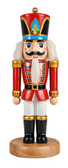 a decorative nutcracker, symbol of Christmas.
