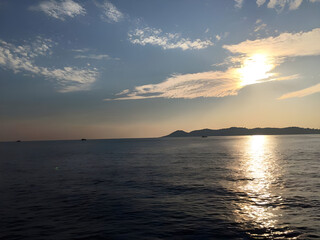 Obraz premium Planet Pics Collection a Beauty of Natrue, Lens on The World. Sun Set at southern of Thailand.