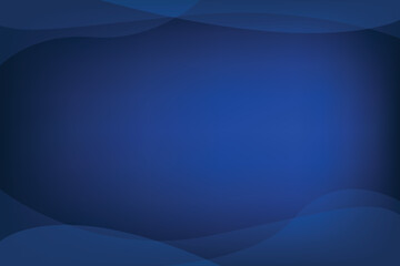 Dark blue background with fluid shape. Blank space template in abstract shape design. Template and banner concept for business and technology design.