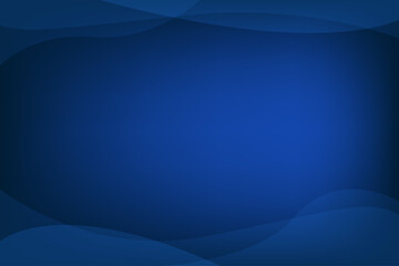 Dark blue background with fluid shape. Blank space template in abstract shape design. Template and banner concept for business and technology design.