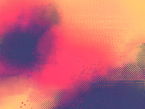 Dither pattern bitmap texture, halftone gradient abstraction, 8 bit pixel retro art