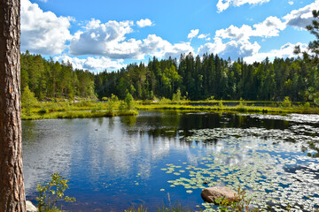 lake in the mountains