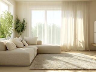 Modern Elegance: A Contemporary Living Room with Sophisticated Accents