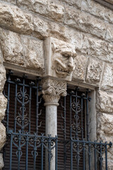 ornate building with a distinctive architectural style, likely from the early 20th century