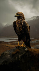 Fototapeta premium american bald eagle