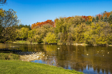 Conestogo River, St. Jacob's, Waterloo, Ontario, Canada