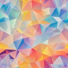 Fototapeta premium Colorful Geometric Pattern Seamless Wallpaper Design